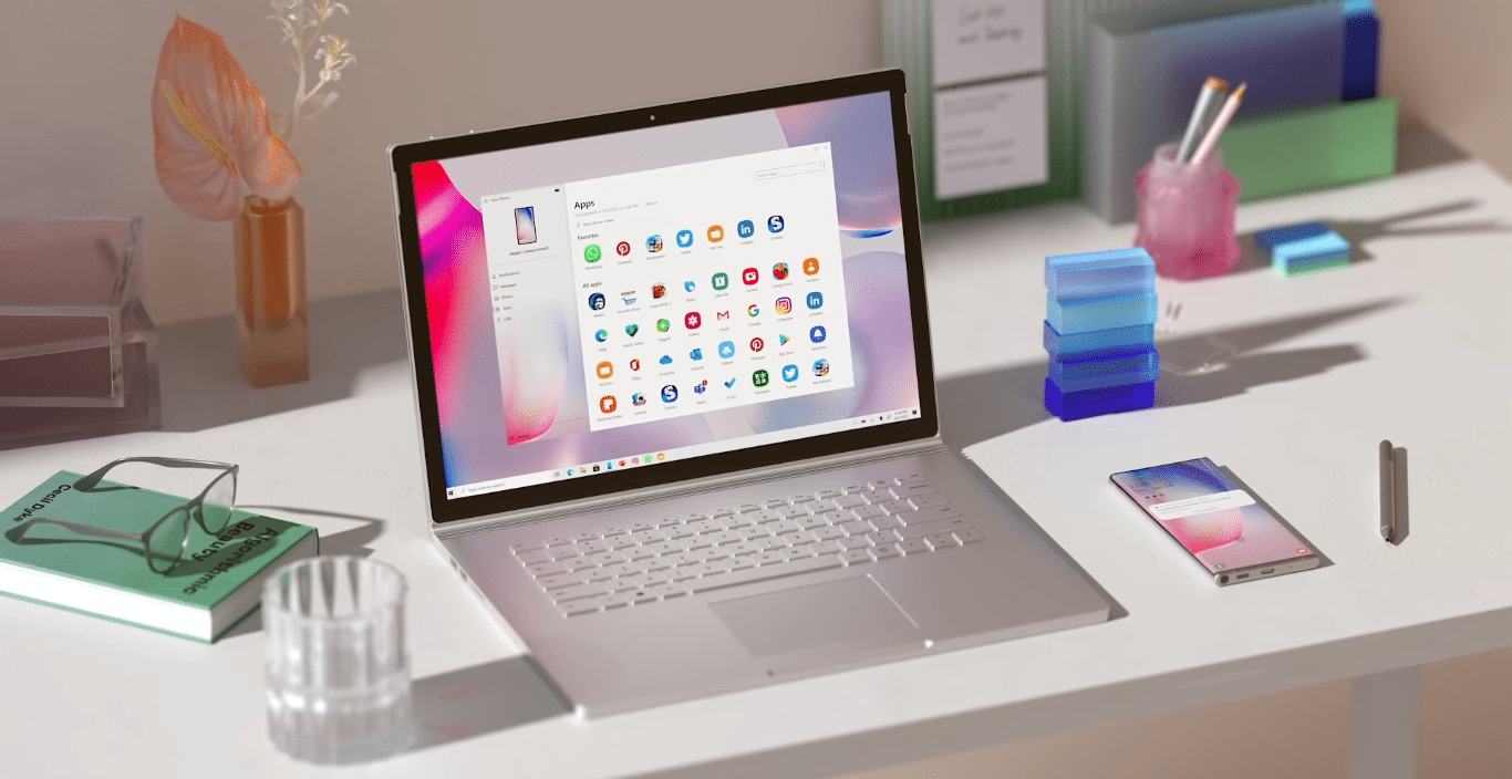 كيفية تشغيل العديد من تطبيقات أندرويد في حاسوب ويندوز 10 في الوقت نفسه 1 Windows 10 Your Phone App22